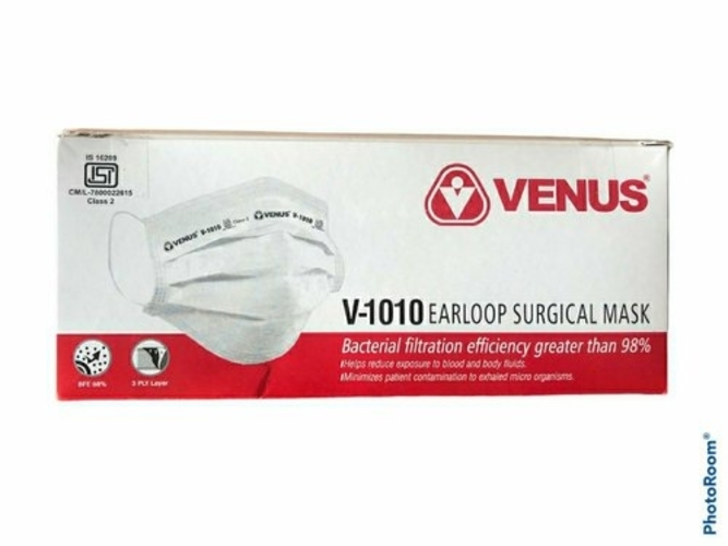 VENUS V1010 Facemask -Earloop Model-PACK OF 50-Best price - Image 3