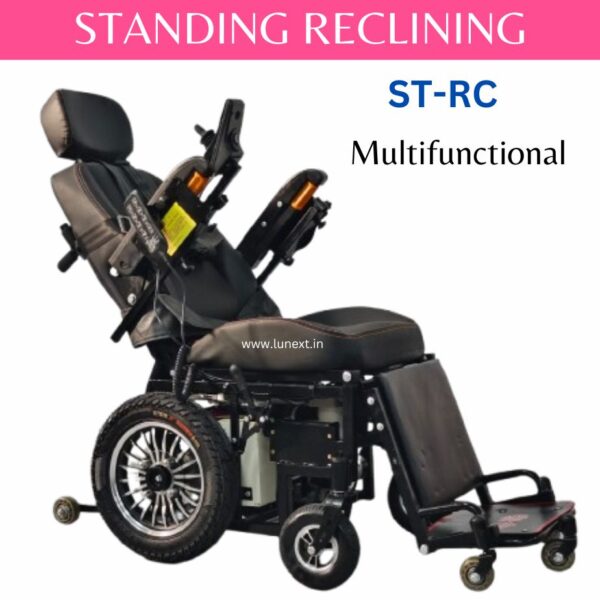 Standing and reclining electric wheelchair india
