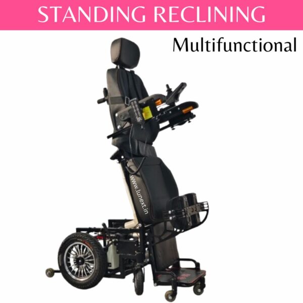 Standing and reclining electric wheelchair india