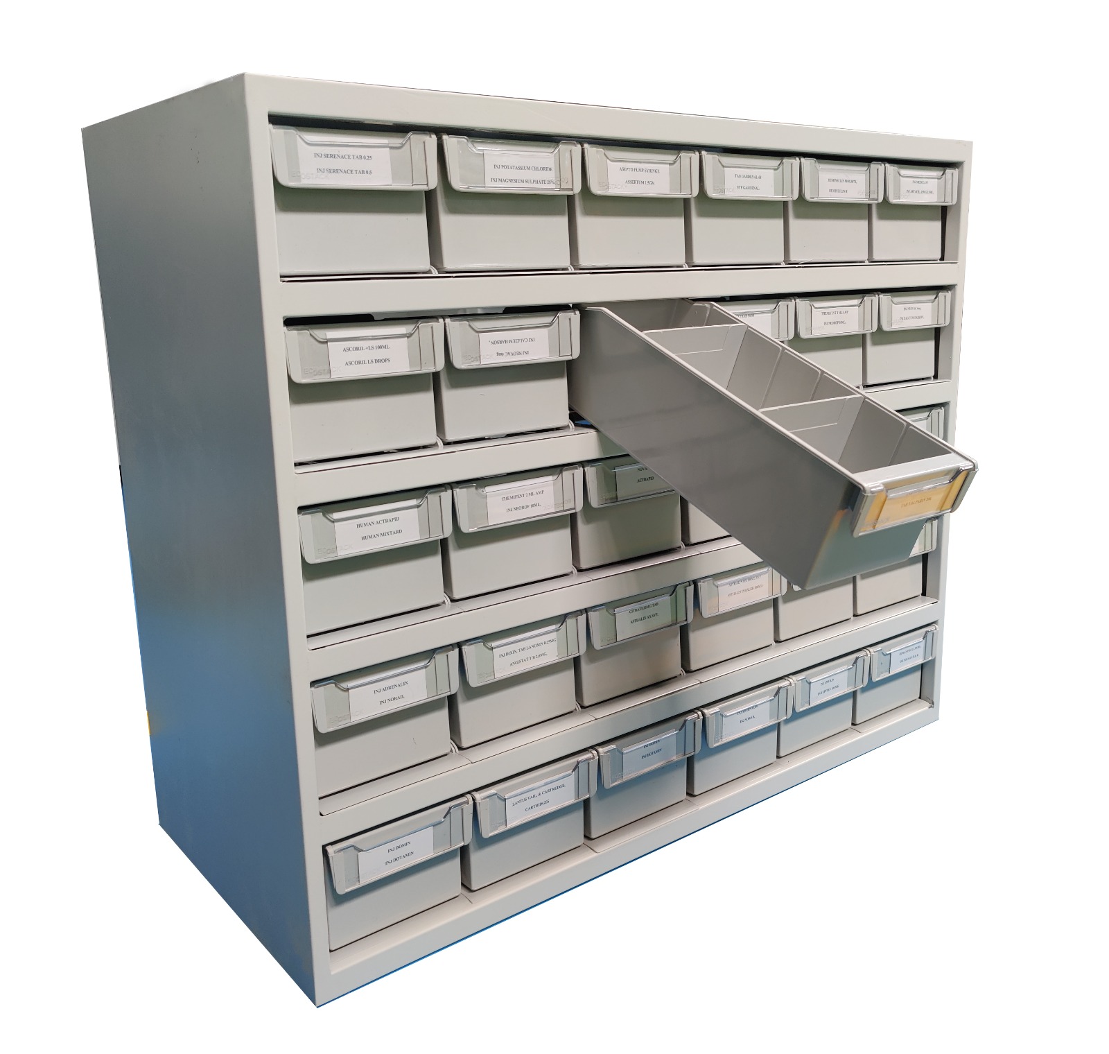 Pharmacy storage racks
