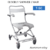 SHOWER CHAIR WITH WHEELS INDIA
